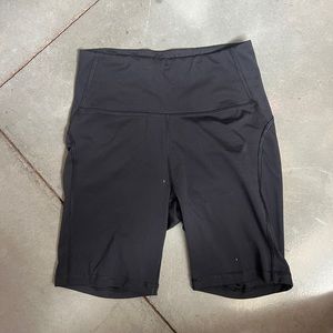 Fabletics black biker short high waisted